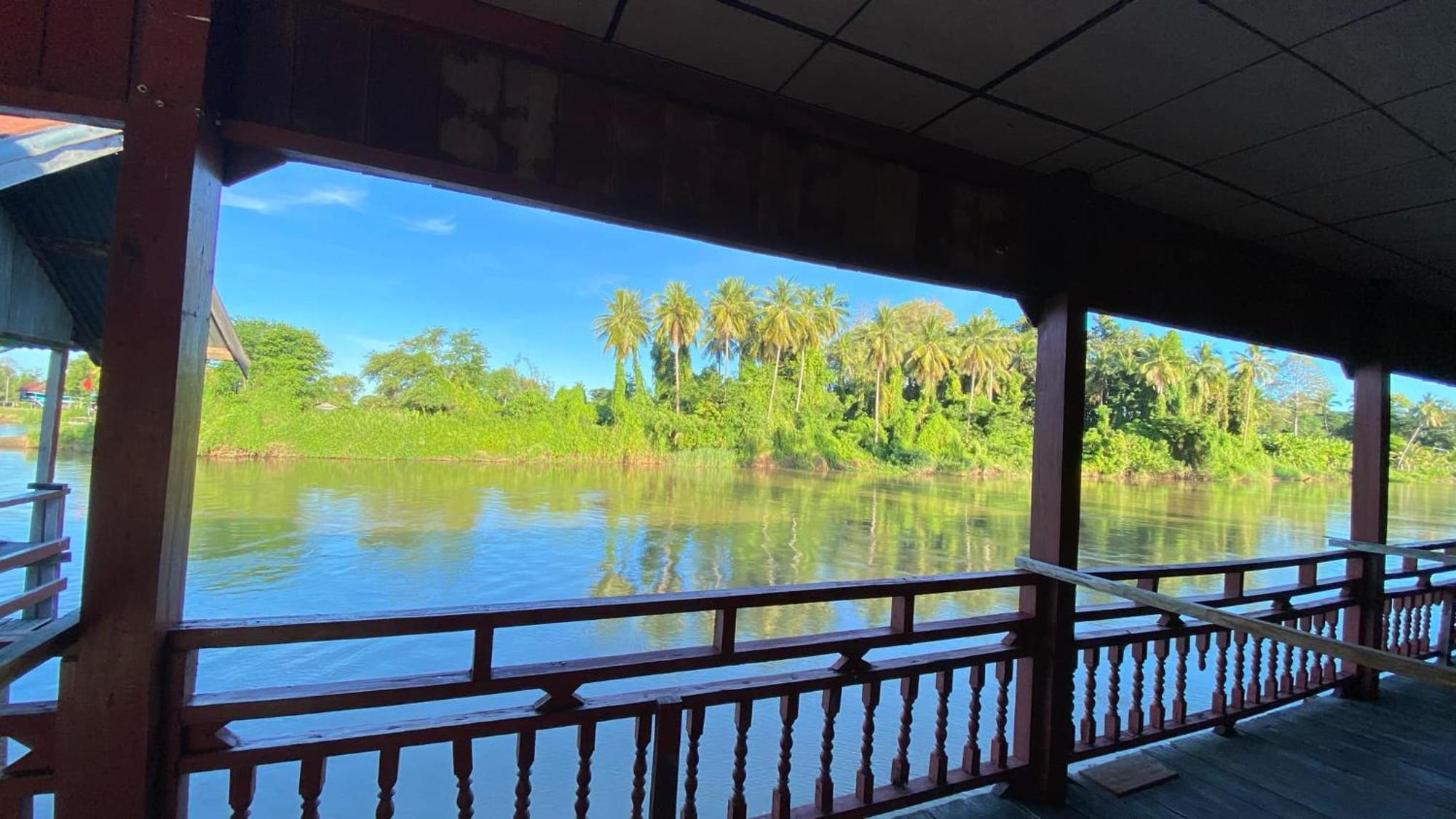 Souksanh River Bungalow Muang Không Exterior foto